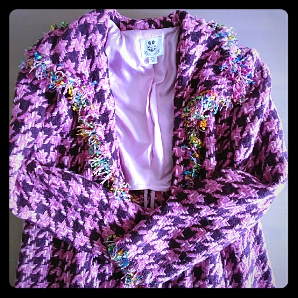 Renfrew Anthropologie Plum & Pink Duster Coat, 10